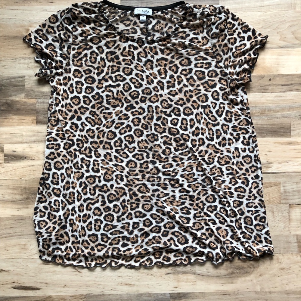 Women’s Size S Mesh Lace Shirt